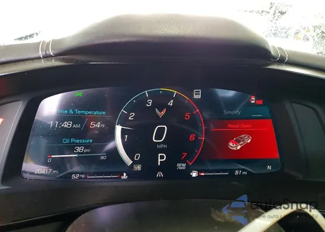 2023 Chevrolet Corvette Stingray 2Lt z USA, uszkodzony, nr VIN 1G1YB3D49P5133941